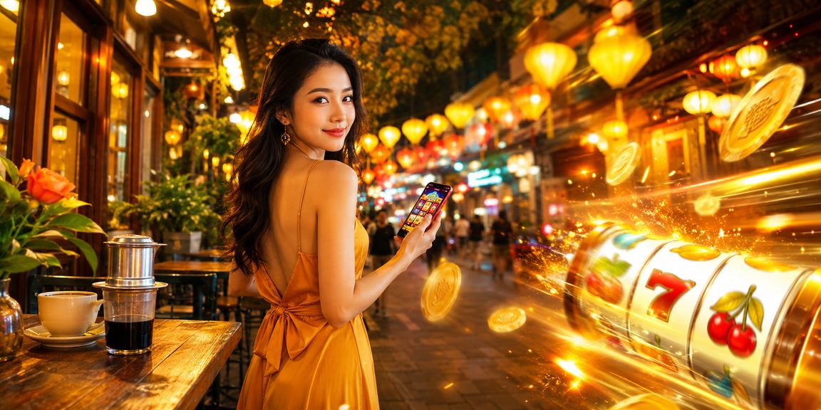 Người chơi tại Hà Nội trải nghiệm slots trực tuyến hạn mức cao bên ly cà phê Việt