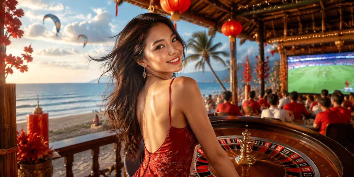 Trải nghiệm cá cược trực tuyến tại bãi biển Mũi Né với giao diện roulette trên điện thoại